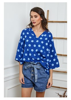 Fleur de Lin Lniana bluzka w kolorze niebieskim ze sklepu Limango Polska w kategorii Bluzki damskie - zdjęcie 173524874
