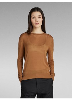 G-Star Sweter w kolorze jasnobrązowym ze sklepu Limango Polska w kategorii Swetry damskie - zdjęcie 173525124