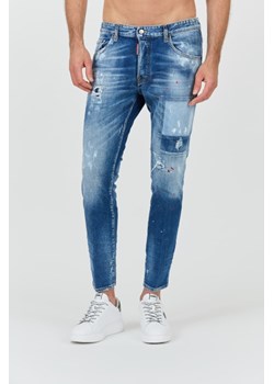 DSQUARED2 Niebieskie jeansy Skater Jean, Wybierz rozmiar 54 ze sklepu outfit.pl w kategorii Jeansy męskie - zdjęcie 173526222