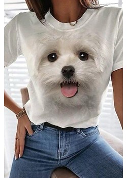 T-shirt LERILFA ze sklepu Ivet Shop w kategorii Bluzki damskie - zdjęcie 173527360