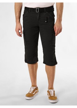 Timezone Spodnie Mężczyźni Bawełna czarny jednolity ze sklepu vangraaf w kategorii Spodenki męskie - zdjęcie 173527510