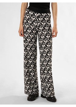 Cambio Spodnie - Allison Kobiety czarny wzorzysty ze sklepu vangraaf w kategorii Spodnie damskie - zdjęcie 173527523