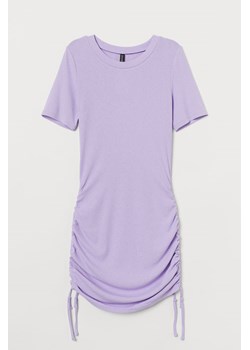 H & M - Sukienka z dżerseju w prążki - Fioletowy ze sklepu H&M w kategorii Sukienki - zdjęcie 173527612