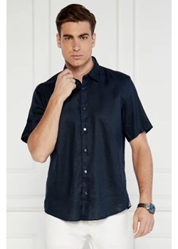 BOSS BLACK Lniana koszula S-LIAM-ken | Regular Fit ze sklepu Gomez Fashion Store w kategorii Koszule męskie - zdjęcie 173527731