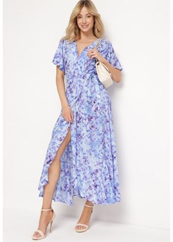 Niebiesko-Fioletowa Sukienka Efiva ze sklepu Born2be Odzież w kategorii Sukienki - zdjęcie 173528770