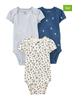 carter&apos;s Body (3 szt.) w kolorze niebieskim ze sklepu Limango Polska w kategorii Odzież dla niemowląt - zdjęcie 173529284