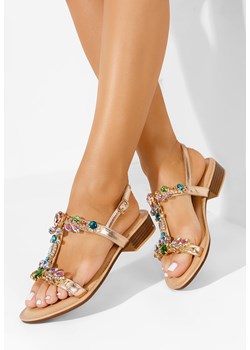 Wielokolorowy sandały z kryształka Lolita V2 ze sklepu Zapatos w kategorii Sandały damskie - zdjęcie 173531861