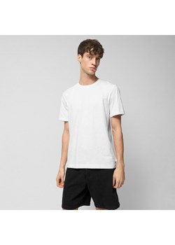 Męski t-shirt oversize Outhorn OTHWSS24TTSHM1507 - biały ze sklepu Sportstylestory.com w kategorii T-shirty męskie - zdjęcie 173532230