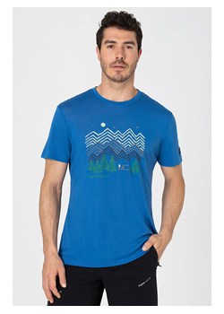 super.natural Koszulka &quot;Camping Nights&quot; w kolorze niebieskim ze sklepu Limango Polska w kategorii T-shirty męskie - zdjęcie 173534564