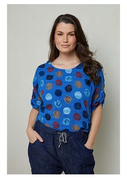 Curvy Lady Koszulka lniana w kolorze niebieskim ze sklepu Limango Polska w kategorii Bluzki damskie - zdjęcie 173534663