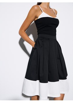 Mohito - Bawełniana spódnica midi - czarny ze sklepu Mohito w kategorii Spódnice - zdjęcie 173535821