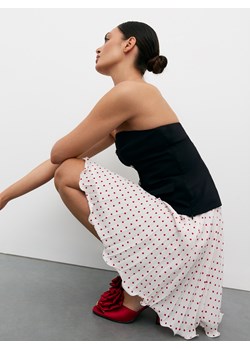 Mohito - Spódnica mini w kropki - czerwony ze sklepu Mohito w kategorii Spódnice - zdjęcie 173535914