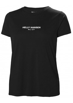 Damska koszulka treningowa Helly Hansen Allure - czarna ze sklepu Sportstylestory.com w kategorii Bluzki damskie - zdjęcie 173537512