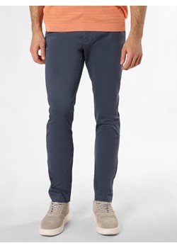 Tommy Hilfiger Spodnie - Bleecker Mężczyźni Bawełna niebieski jednolity ze sklepu vangraaf w kategorii Spodnie męskie - zdjęcie 173538614