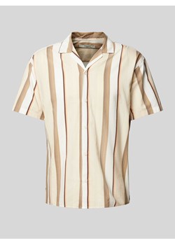 Koszula casualowa o kroju regular fit z rękawem o dł. 1/2 model ‘BLAPALMA’ ze sklepu Peek&Cloppenburg  w kategorii Koszule męskie - zdjęcie 173539660