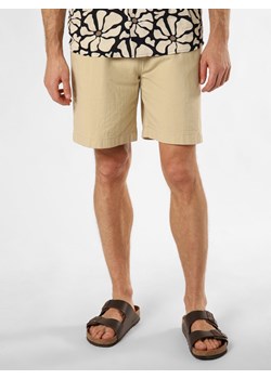 Calvin Klein Jeans Szorty Mężczyźni Bawełna beżowy jednolity ze sklepu vangraaf w kategorii Spodenki męskie - zdjęcie 173540782
