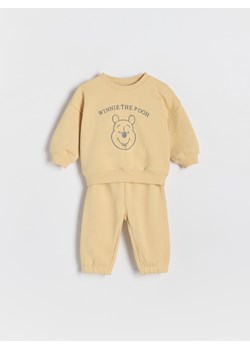 Reserved - Bawełniany komplet Kubuś Puchatek - beżowy ze sklepu Reserved w kategorii Odzież dla niemowląt - zdjęcie 173541612