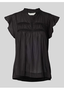 Bluzka ze stójką i z dekoltem w serek model ‘Eugenia’ ze sklepu Peek&Cloppenburg  w kategorii Bluzki damskie - zdjęcie 173543364