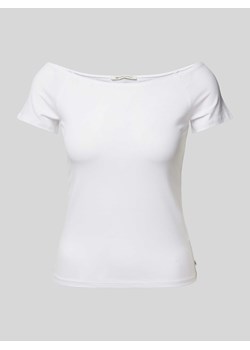 T-shirt z dekoltem w łódkę ze sklepu Peek&Cloppenburg  w kategorii Bluzki damskie - zdjęcie 173543380