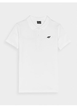 4F Koszulka polo w kolorze białym ze sklepu Limango Polska w kategorii Bluzki damskie - zdjęcie 173544792