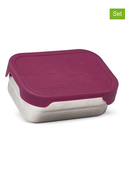 Ergobag 2-częściowy zestaw w kolorze fioletowym - 17 x 6 x 12 cm ze sklepu Limango Polska w kategorii Naczynia dziecięce - zdjęcie 173545331