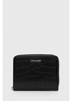 Calvin Klein portfel damski kolor czarny K60K612355 ze sklepu ANSWEAR.com w kategorii Portfele damskie - zdjęcie 173545840
