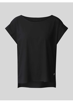 T-shirt z aplikacją z logo model ‘GRIT’ ze sklepu Peek&Cloppenburg  w kategorii Bluzki damskie - zdjęcie 173550200