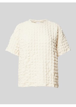 T-shirt z fakturowanym wzorem ze sklepu Peek&Cloppenburg  w kategorii Bluzki damskie - zdjęcie 173550274