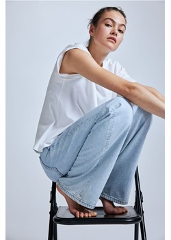 H & M - T-shirt oversize - Biały ze sklepu H&M w kategorii Bluzki damskie - zdjęcie 173550440