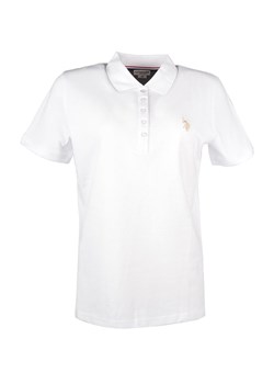 U.S. Polo Assn. Koszulka polo w kolorze białym ze sklepu Limango Polska w kategorii Bluzki damskie - zdjęcie 173550954