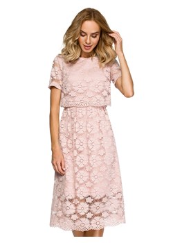 made of emotion Sukienka w kolorze jasnoróżowym ze wzorem ze sklepu Limango Polska w kategorii Sukienki - zdjęcie 173551642