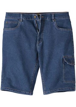 Bermudy-bojówki z lekkiego jeansu ze stretchem ze sklepu Atlas For Men w kategorii Spodenki męskie - zdjęcie 173551964