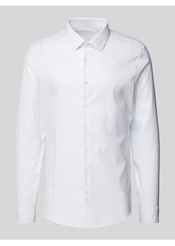 Koszula biznesowa o kroju slim fit z listwą guzikową model ‘Bari’ ze sklepu Peek&Cloppenburg  w kategorii Koszule męskie - zdjęcie 173553000