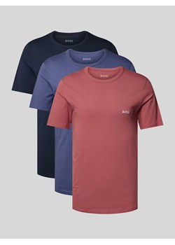 T-shirt z okrągłym dekoltem w zestawie 3 szt. model ‘Classic’ ze sklepu Peek&Cloppenburg  w kategorii Podkoszulki męskie - zdjęcie 173553021