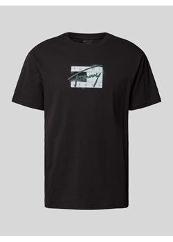 T-shirt z nadrukiem z logo ze sklepu Peek&Cloppenburg  w kategorii T-shirty męskie - zdjęcie 173553083