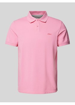 Koszulka polo z wyhaftowanym logo ze sklepu Peek&Cloppenburg  w kategorii T-shirty męskie - zdjęcie 173553133