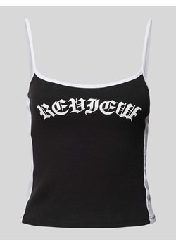 Top na ramiączkach z nadrukiem z logo ze sklepu Peek&Cloppenburg  w kategorii Bluzki damskie - zdjęcie 173553162