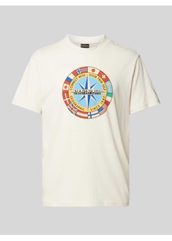 T-shirt z okrągłym dekoltem model 'BIG FLAG’ ze sklepu Peek&Cloppenburg  w kategorii T-shirty męskie - zdjęcie 173553182