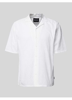 Koszula casualowa z ażurowym wzorem model ‘ARON’ ze sklepu Peek&Cloppenburg  w kategorii Koszule męskie - zdjęcie 173553291