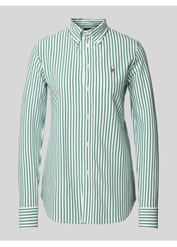 Bluzka koszulowa z kołnierzykiem typu button down ze sklepu Peek&Cloppenburg  w kategorii Koszule damskie - zdjęcie 173553314