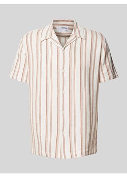 Koszula casualowa o kroju regular fit z kołnierzem z połami ze sklepu Peek&Cloppenburg  w kategorii Koszule męskie - zdjęcie 173553452
