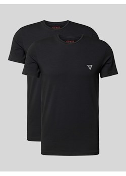 T-shirt z nadrukiem z logo model ‘CALEB’ ze sklepu Peek&Cloppenburg  w kategorii Podkoszulki męskie - zdjęcie 173553462