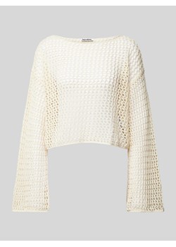 Sweter z dzianiny z ażurowym wzorem ze sklepu Peek&Cloppenburg  w kategorii Swetry damskie - zdjęcie 173553481