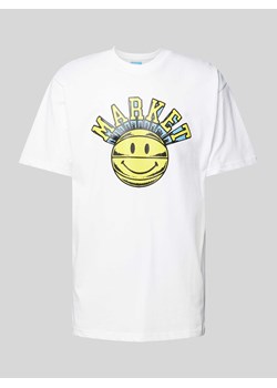 T-shirt z okrągłym dekoltem model ‘SMILEY’ ze sklepu Peek&Cloppenburg  w kategorii T-shirty męskie - zdjęcie 173553552