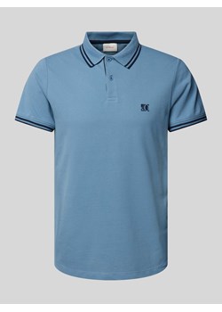 Koszulka polo z nadrukiem z logo ze sklepu Peek&Cloppenburg  w kategorii T-shirty męskie - zdjęcie 173553583