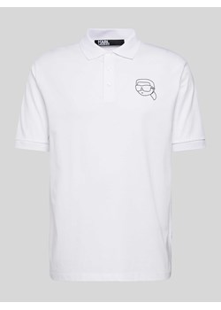 Koszulka polo z nadrukiem z logo ze sklepu Peek&Cloppenburg  w kategorii T-shirty męskie - zdjęcie 173553634
