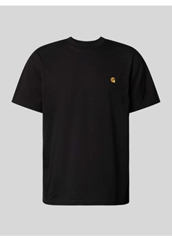 T-shirt z wyhaftowanym logo model ‘SCRIPT’ ze sklepu Peek&Cloppenburg  w kategorii T-shirty męskie - zdjęcie 173553643