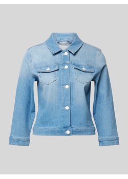 Kurtka jeansowa z nakładanymi kieszeniami z patką na piersi ze sklepu Peek&Cloppenburg  w kategorii Kurtki damskie - zdjęcie 173553781