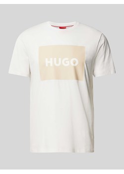 T-shirt z nadrukiem z logo model ‘DULIVE’ ze sklepu Peek&Cloppenburg  w kategorii T-shirty męskie - zdjęcie 173553821