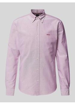Koszula casualowa o kroju slim fit z wyhaftowanym logo ze sklepu Peek&Cloppenburg  w kategorii Koszule męskie - zdjęcie 173553830